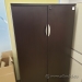 2 Door Espresso Storage Cabinet, Locking